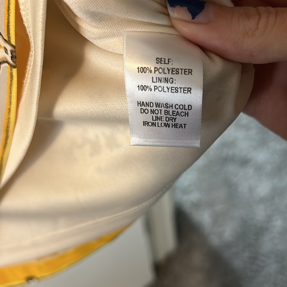 Lulus Yellow Tile Print Shift Mini Dress - Picture 4 of 7